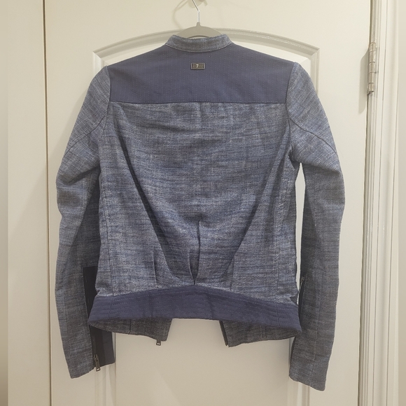 5. NWT 7 FOR ALL MANKIND MARL BOMBER SIZE XS - Picture 10 of 12
